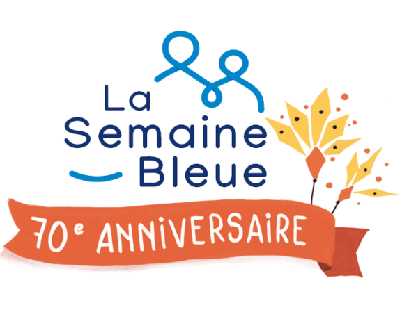 Logo Semaine bleue 70e anniversaire