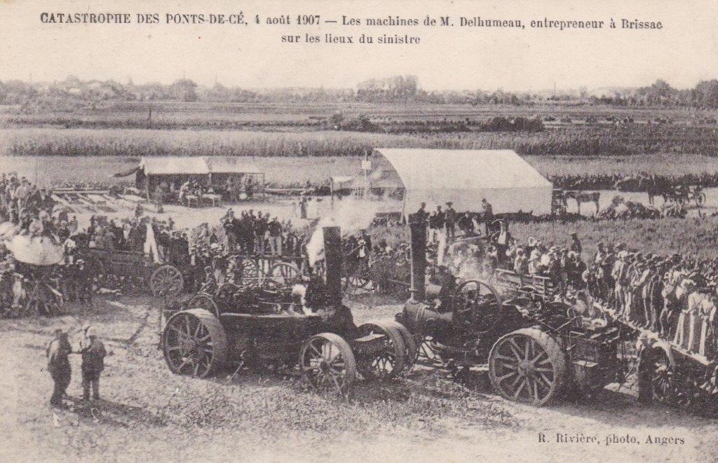 Histoire agriculture Catastrophe de Ponts-de-Cé. 1907 déraillement