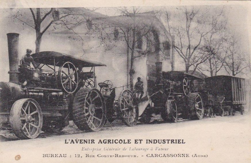 Histoire agriculture Labour vapeur