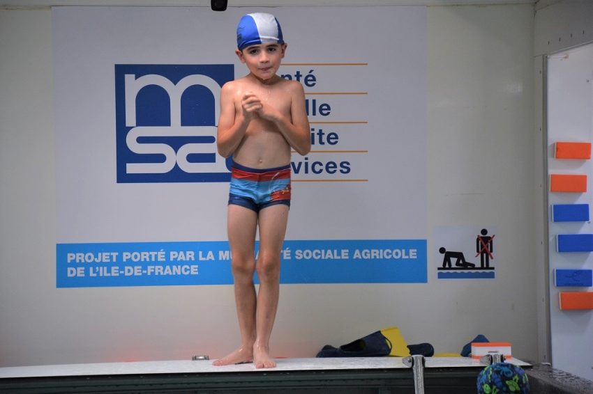 Camion piscine natation noyade prevention enfant